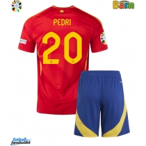 Spania Pedri Gonzalez #20 Hjemmedraktsett Barn EM 2024 Kortermet (+ Korte bukser)